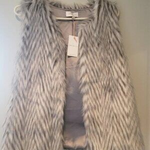 Fur Vest S/M NWT